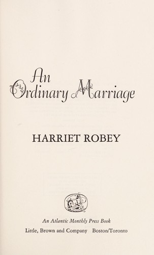 An ordinary marriage