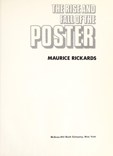 The rise and fall of the poster