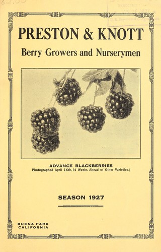 Preston & Knott, berry growers and nurserymen