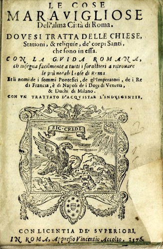 Le cose maravigliose dell'alma città di Roma