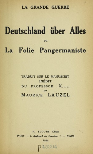 Deutschland über alles