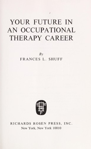 Your future in an occupational therapy career