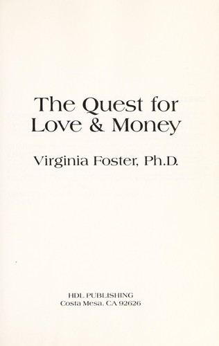 The quest for love & money