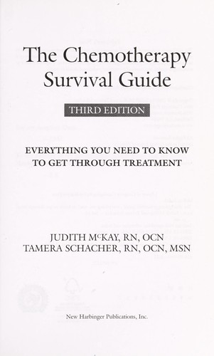 The chemotherapy survival guide