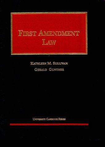First amendment law