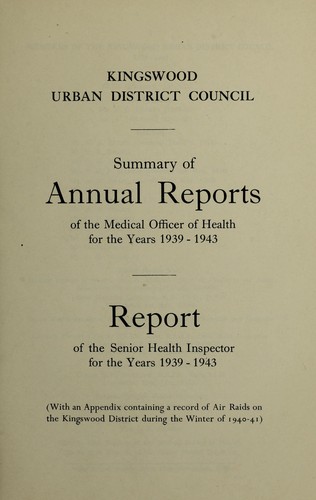 [Report 1939-1943]