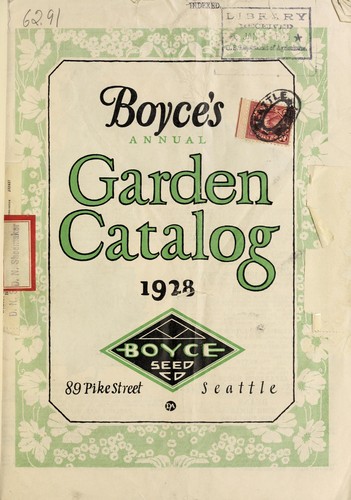 Boyce's annual garden catalog