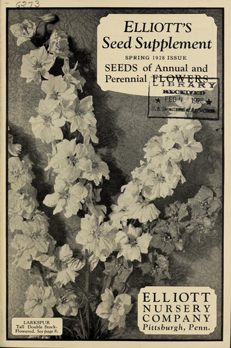 Elliott's seed supplement