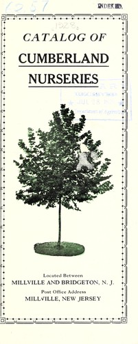 Catalog of Cumberland Nurseries