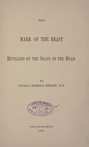 The mark of the beast revealed by the shape of the head