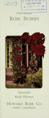 Field grown rose bushes