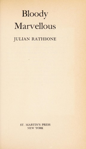 Bloody marvellous