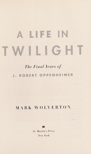 A life in twilight