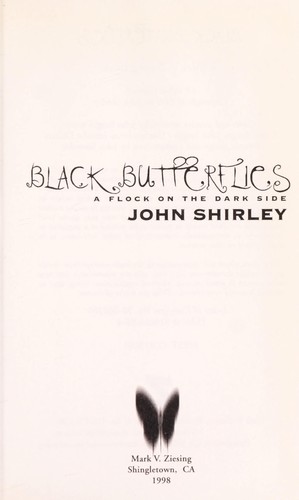 Black butterflies : a flock on the dark side