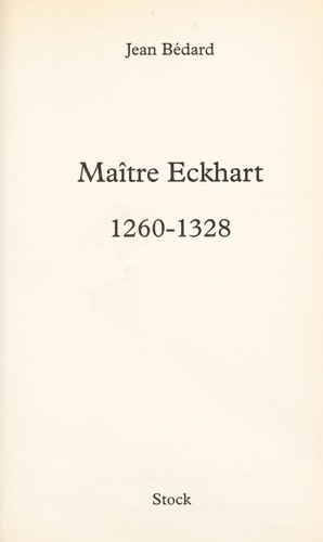 Maître Eckhart