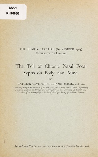 The toll of chronic nasal focal sepsis on body and mind