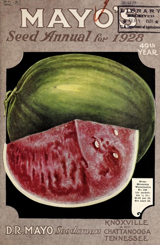 Mayo's seed annual for 1928