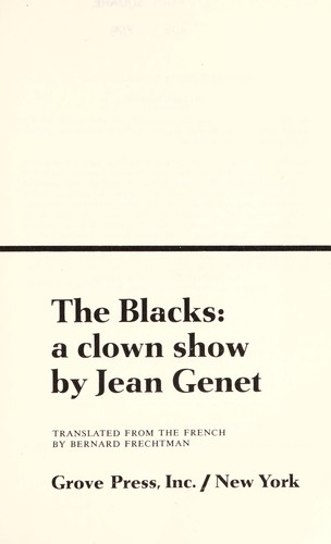 The blacks : a clown show