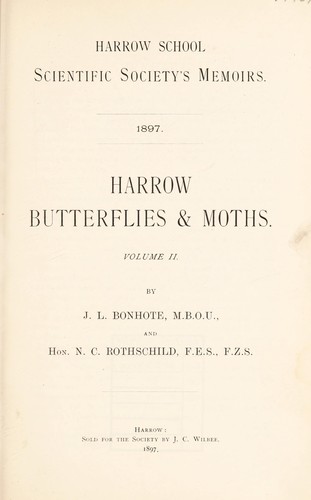 Harrow butterflies and moths