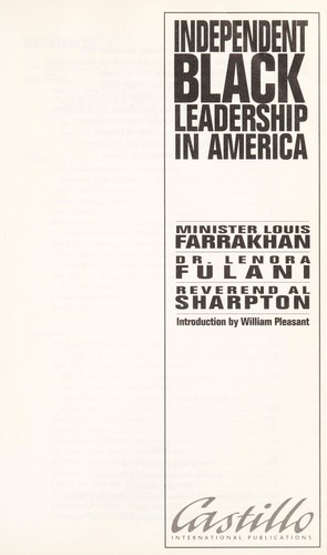 Independent Black leadership in America