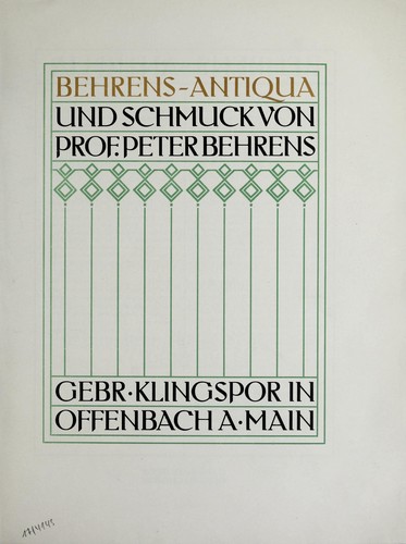 Behrens-Antiqua und Schmuck