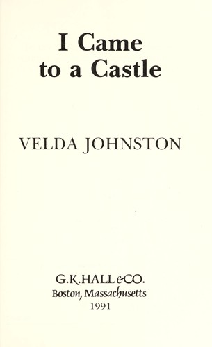 I Came to a Castle (G.K. Hall Large Print Series)