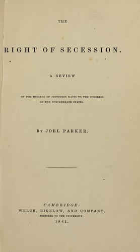 The right of secession.