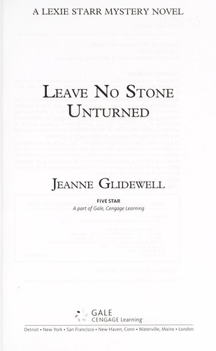 Leave no stone unturned