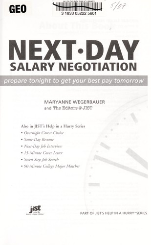 Next-day salary negotiation