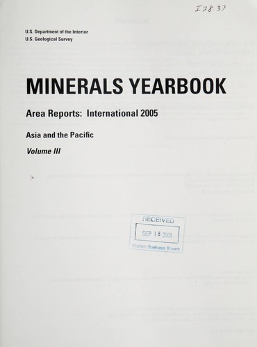 Minerals Yearbook, 2004, V. 3, Area Reports, International, Latin America and Canada