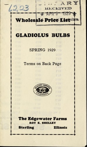 Gladiolus bulbs