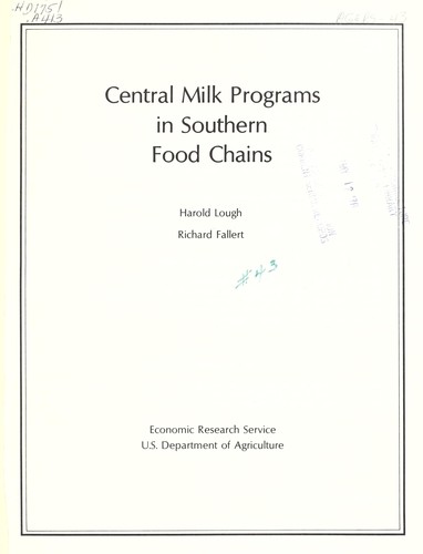 Central milk programs in southern food chains