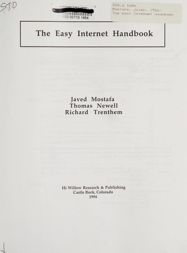 The easy Internet handbook