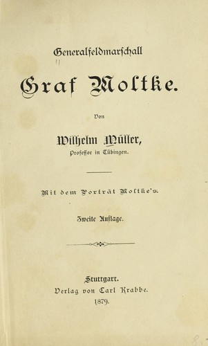 Generalfeldmarschall Graf Moltke