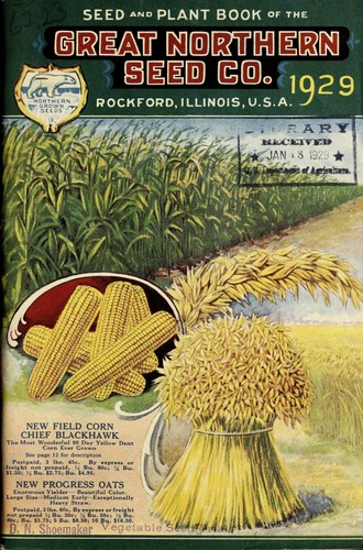 Seed and plant book of the Great Northern Seed Co., 1929