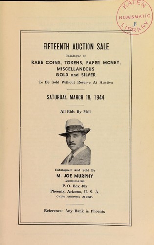 Fifteenth auction sale