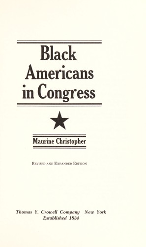 Black Americans in Congress