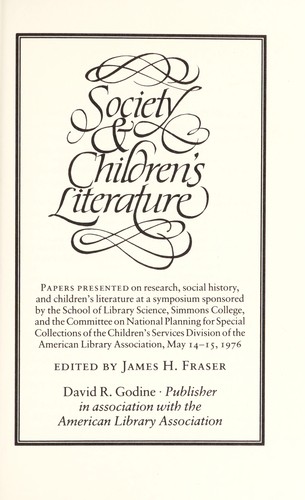 Society & children's literature