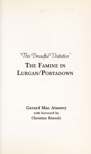 The famine in Lurgan/Portadown