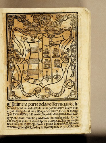 Primera parte de las diferencias de libros q[ue] ay en el vniuerso