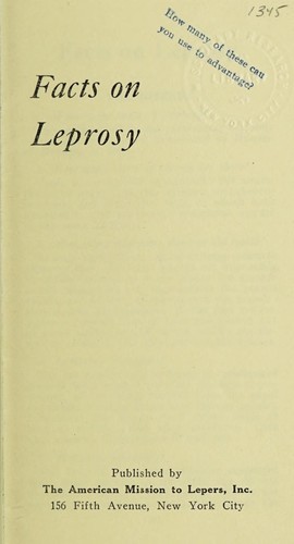Facts on leprosy