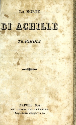 La morte di Achille