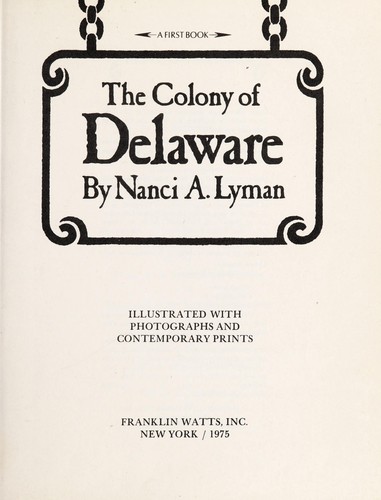 The Colony of Delaware