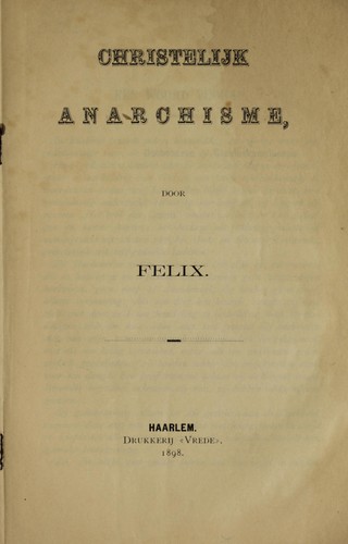 Christelijk anarchisme