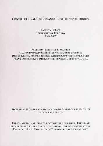 Constitutional courts and constitutional rights