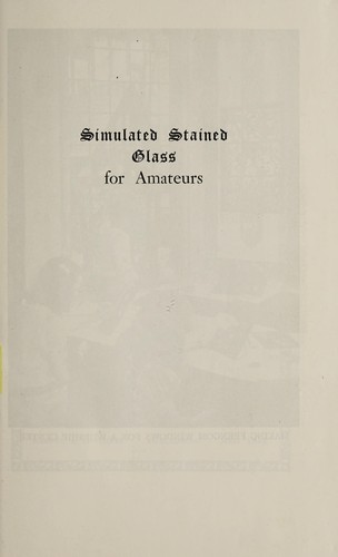 Simulated stained glass for amateurs