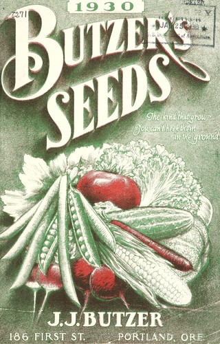 1930 Butzer's seeds