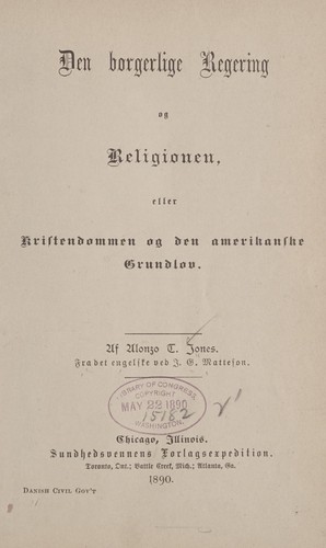 Den borgerlige regering og religionen