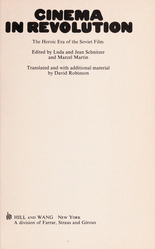 Cinema in revolution