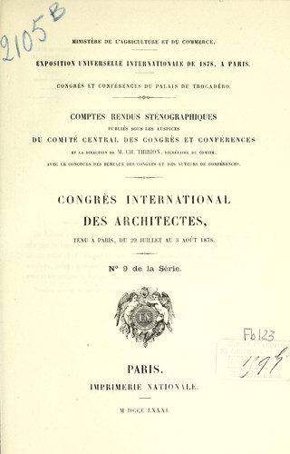 Congrès international des architectes